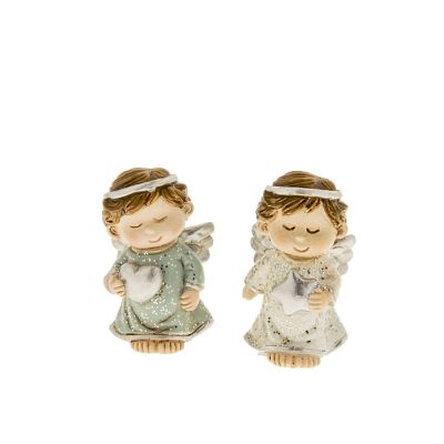 1 PZ LUCINO Angelo Angioletto resina 5 cm BOMBONIERA