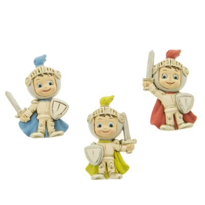 1 PZ ARTU' Calamita BAMBINO CAVALIERE in resina 6 cm BOMBONIERA