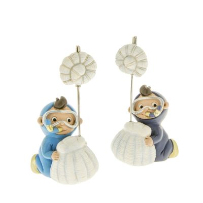 1 PZ ELIO Bambino Sub Segnaposto Clip 10 cm BOMBONIERA