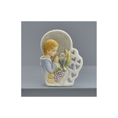 Icona Glitter in resina BAMBINO COMUNIONE 6x2.3x8 cm BOMBONIERA