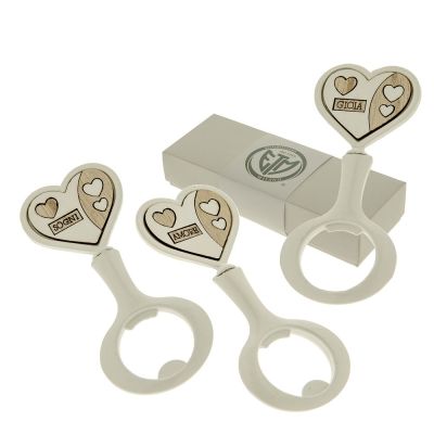 1 PZ UNIQUE Apribottiglia 11 cm in scatola regalo BOMBONIERA