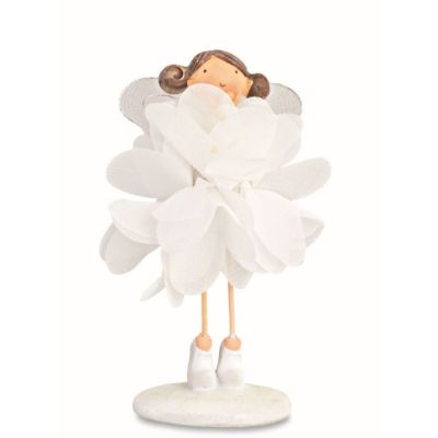 Ballerina in resina e tessuno in piedi da 11 cm BOMBONIERA