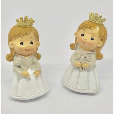 1 PZ Calamita Magnete Principessa 3x6 cm BOMBONIERA