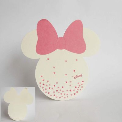 MINNIE DISNEY STARS Biglietto invito o decorazione 12 cm