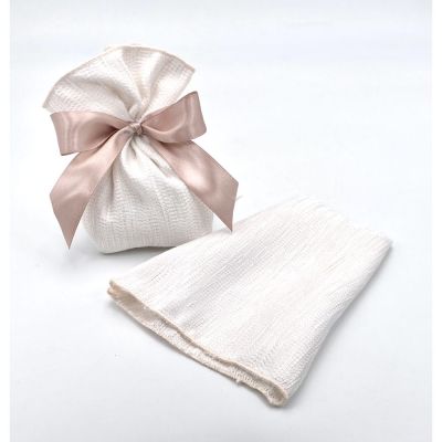 REBECCA Sacchetto Portaconfetti a palla CIPRIA 15x17 cm BOMBONIERA