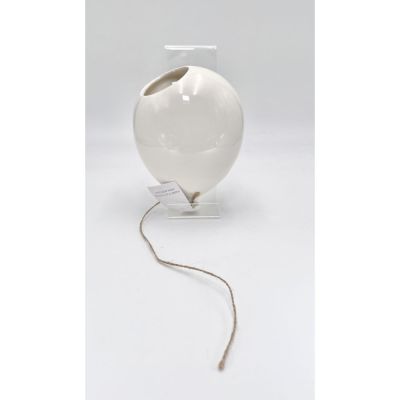 LINEA BALLOON Palloncino porcellana portapiante BIANCO bomboniera