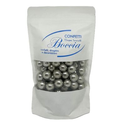 Confetti BOCCIA Cereali TENEROTTI Colore ARGENTO Lucido - 450 gr