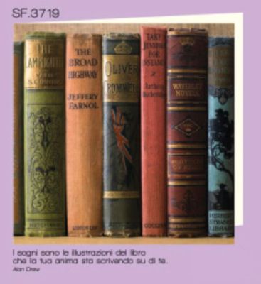 ARMONY biglietto auguri quadrato I SOGNI e LA TUA ANIMA