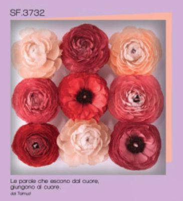ARMONY biglietto auguri quadrato LE PAROLE CHE ESCONO DAL CUORE.. .