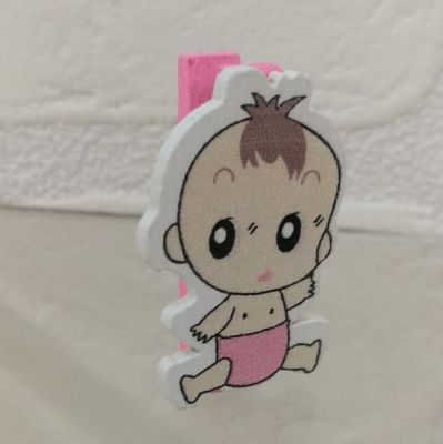 Molletta Mollettina baby BAMBINA rosa decorazione BOMBONIERA nascita