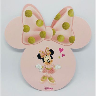 DISNEY Minnie Ballerina Biglietto invito o decorazione da 12 cm