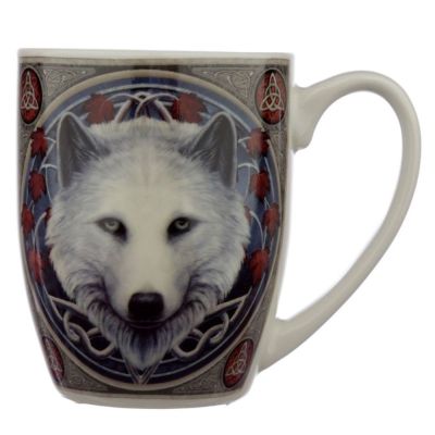 Tazza mug colazione porcellana Lupo Guardiano delle Cascate Lisa Parker