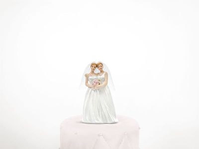 Cake Topper SPOSE lei e lei da 11 cm MATRIMONIO UNIONI CIVILI