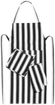 Set cucina Paul Bocuse grembiule guanto e sottopentola in cotone