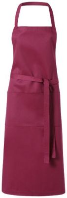 Classico ed elegante grembiule da cucina unisex con 2 tasche