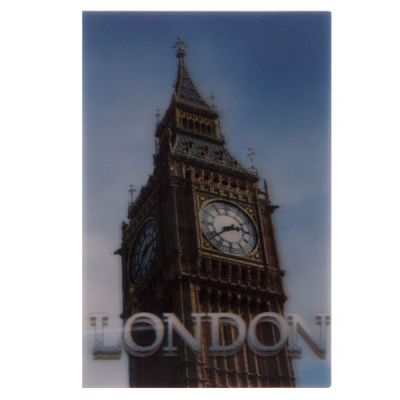 Cartolina in 3D con monumento Londra Big Ben Souvenir Inghilterra Londra