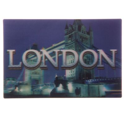 Cartolina in 3D con Tower Bridge Souvenir Londra Inghilterra