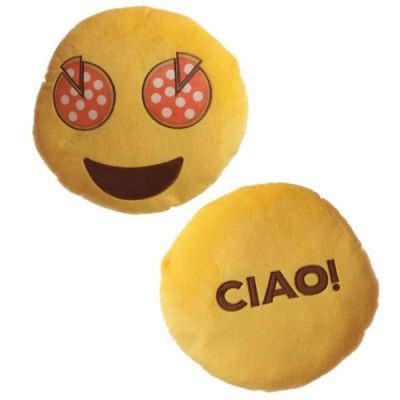 Cuscino Emoti Emoticon Emoji Occhi Pizza Ciao
