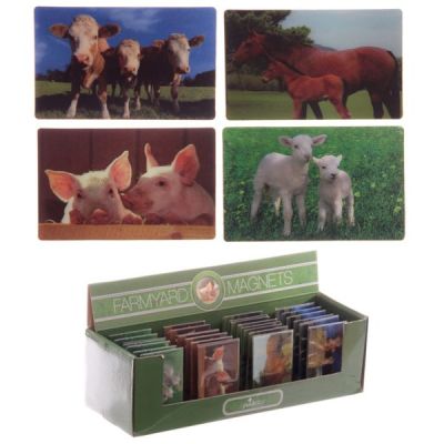 Calmita magnete morbido PVC in 3D con animali della fattoria