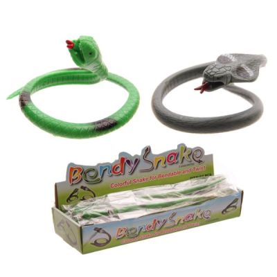Serpente snobabile in gomma e plastica per scherzo