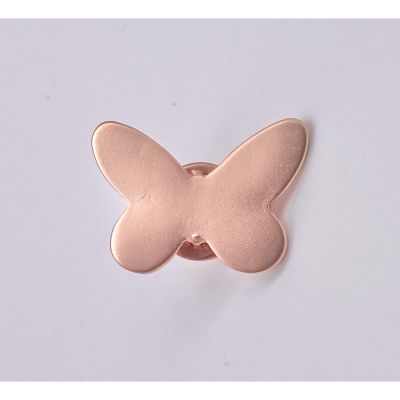 SPILLA in metallo ROSA GOLD forma di FARFALLA decorazione bomboniera