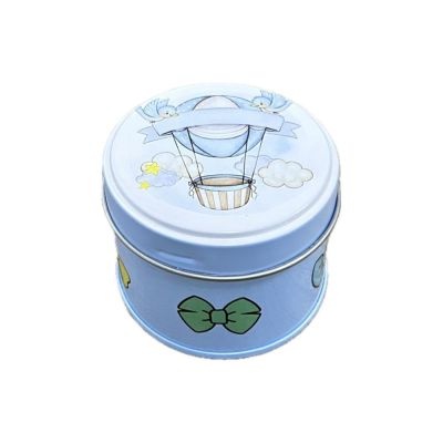 Scatola portaconfetti alluminio NASCITA BAMBINO 7x5 cm BOMBONIERA