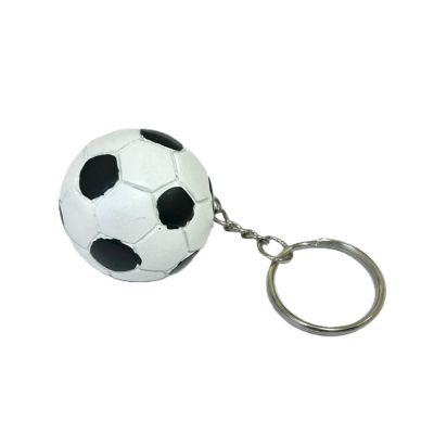 Portachiavi PALLONE DA CALCIO in resina 3 cm BOMBONIERA