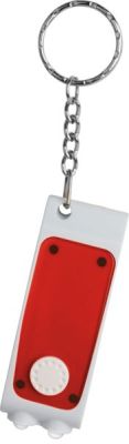 Portachiavi con torcia luce led e penna a sfera