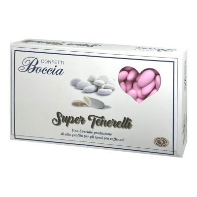 Confetti BOCCIA Confetti Mandorla VESUVIO Pelata Sottile - ROSA - 1 KG