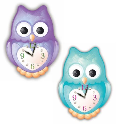 Orologio arcobaleno viola Orologio per bambini Decorazioni per la