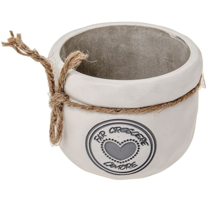 CRESCERE Portapiantine in resina 13x10 cm BOMBONIERA