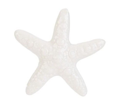 STELLA MARINA in porcellana bianca 7.5 cm BOMBONIERA