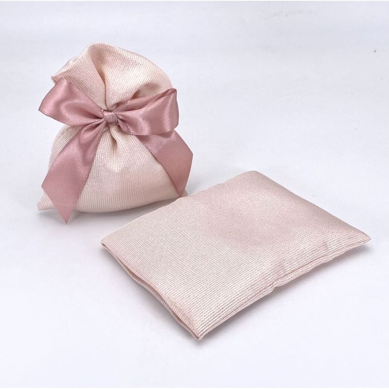 Sacchetto Piatto medio portaconfetti DIAMOND ROSA 14x11 cm BOMBONIERA