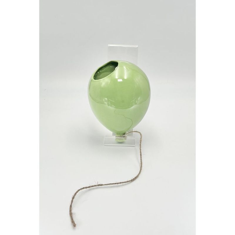 LINEA BALLOON Palloncino porcellana portapiante VERDE bomboniera