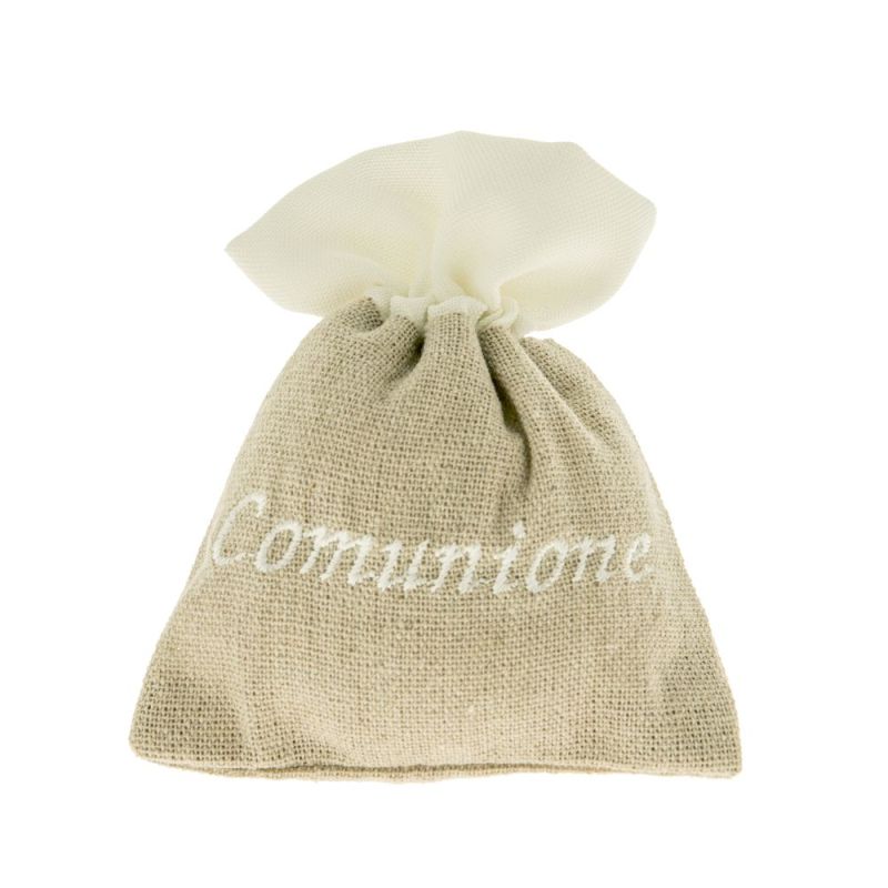 LEA BAG Sacchetto Portaconfetti PRIMA COMUNIONE 10x12 cm BOMBONIERA