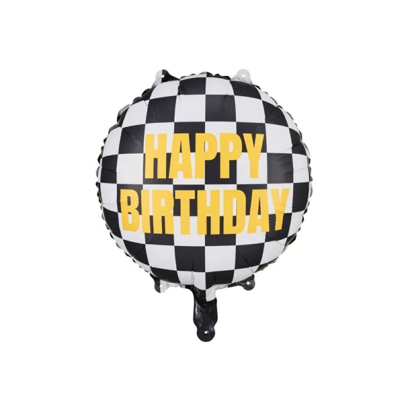 Palloncino 16 Mylar Stella Cipria Happy Birthday