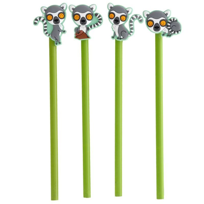 1 PEZZO Matita con coprimatita in PVC design LEMURE