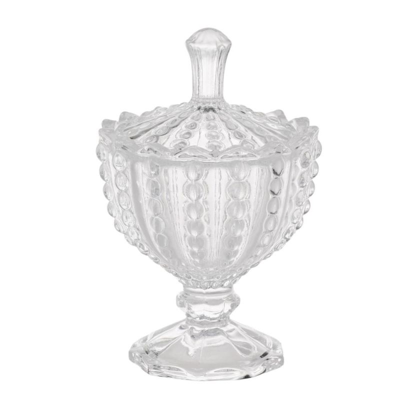 Scatola Coppa in vetro portaconfetti 9.5x14 cm BOMBONIERA