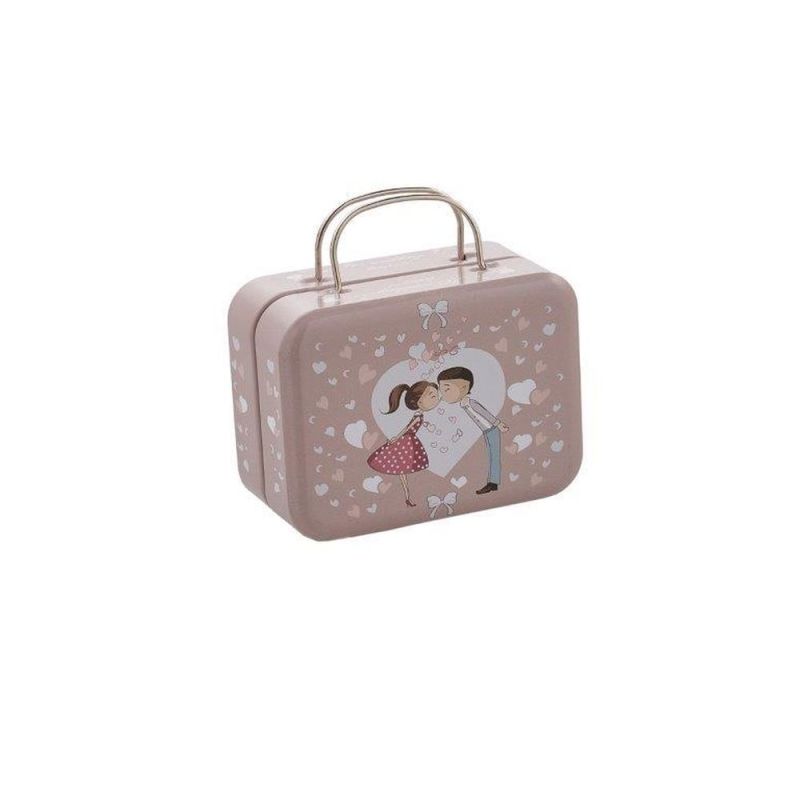 Valigietta metallo portaconfetti  MATRIMONIO 7.5x5.3 cm BOMBONIERA